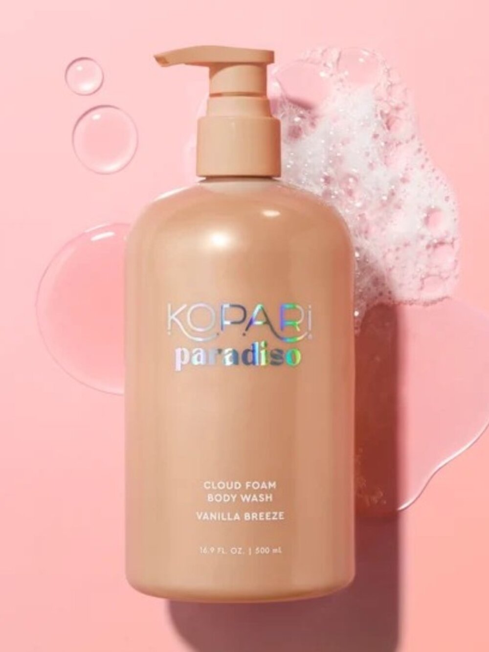 Kopari Paradiso Cloud Foam Body Wash in Vanilla Breeze 16.9 oz